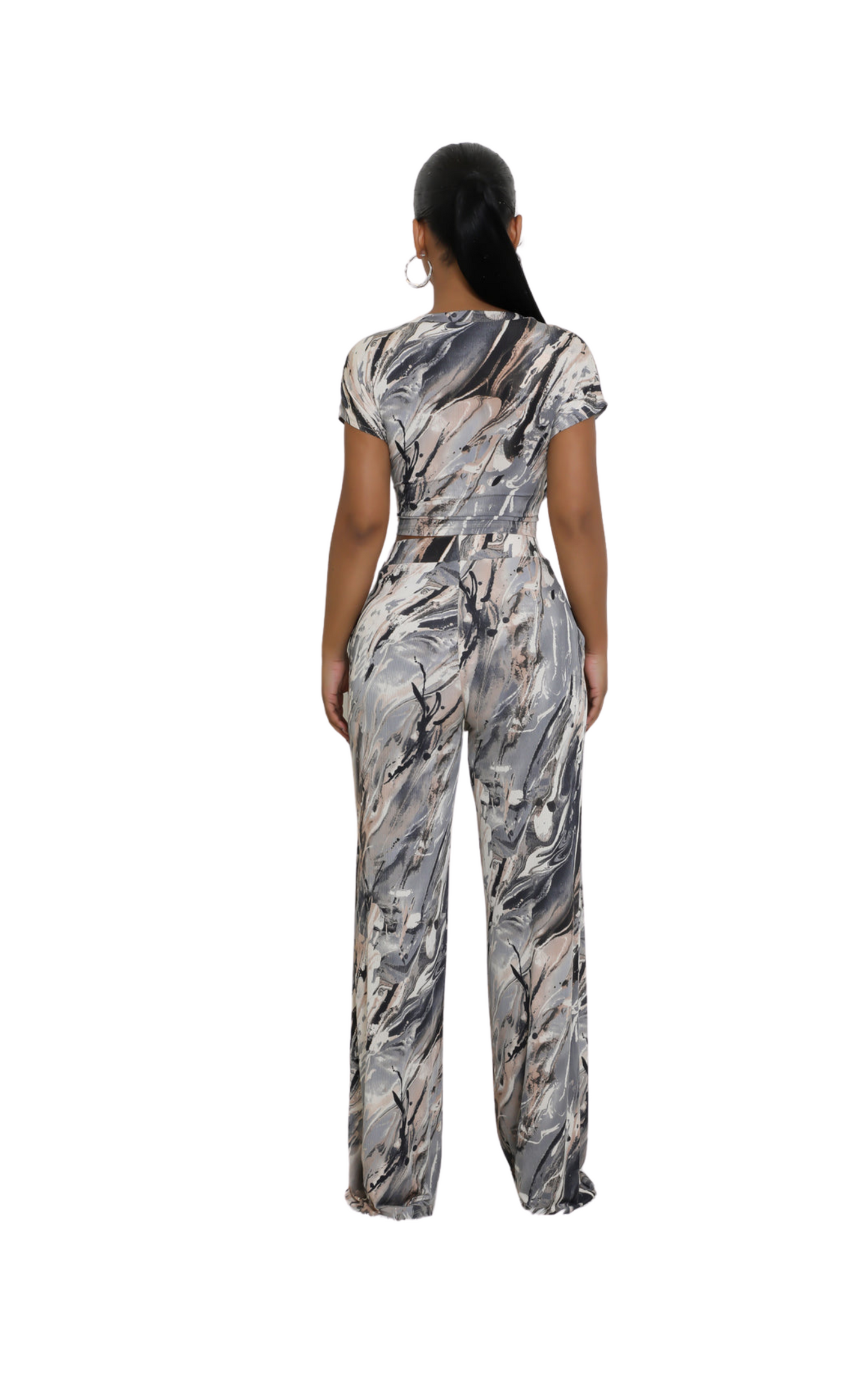 Marble Pants Set